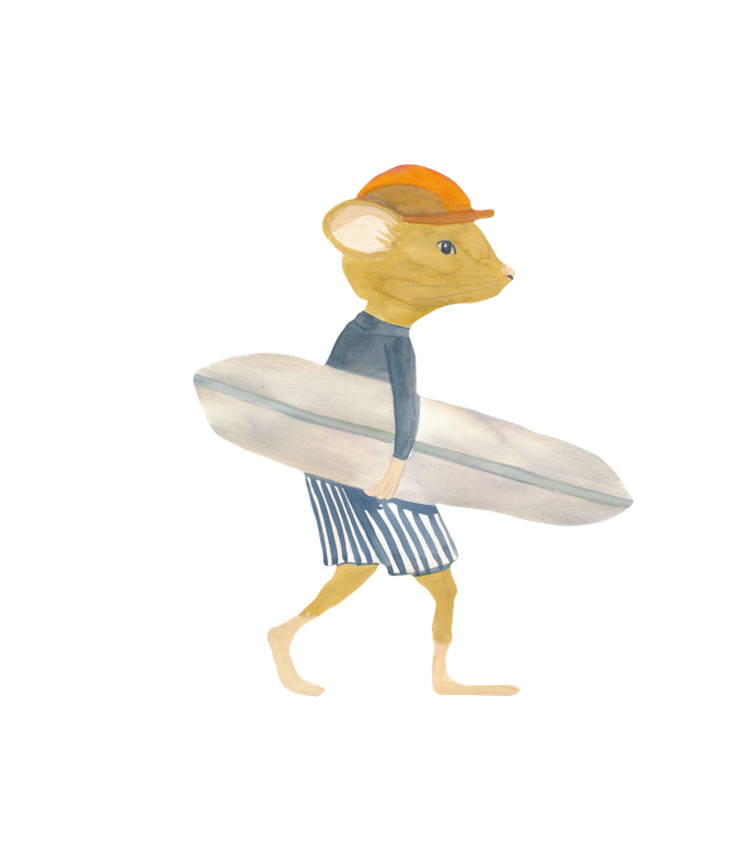 That's Mine Wallsticker Benja The Surfer
