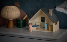 Last inn bildet i Galleri-visningsprogrammet, Sebra Mini Dollhouse with Furniture and Dolls
